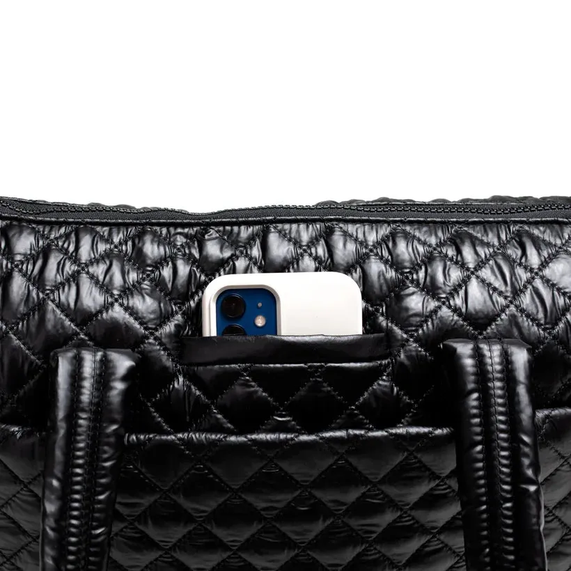 VOORAY Alana Duffel - Quilted Black