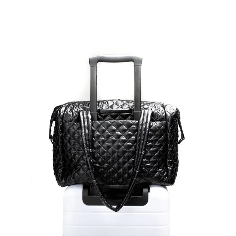 VOORAY Alana Duffel - Quilted Black
