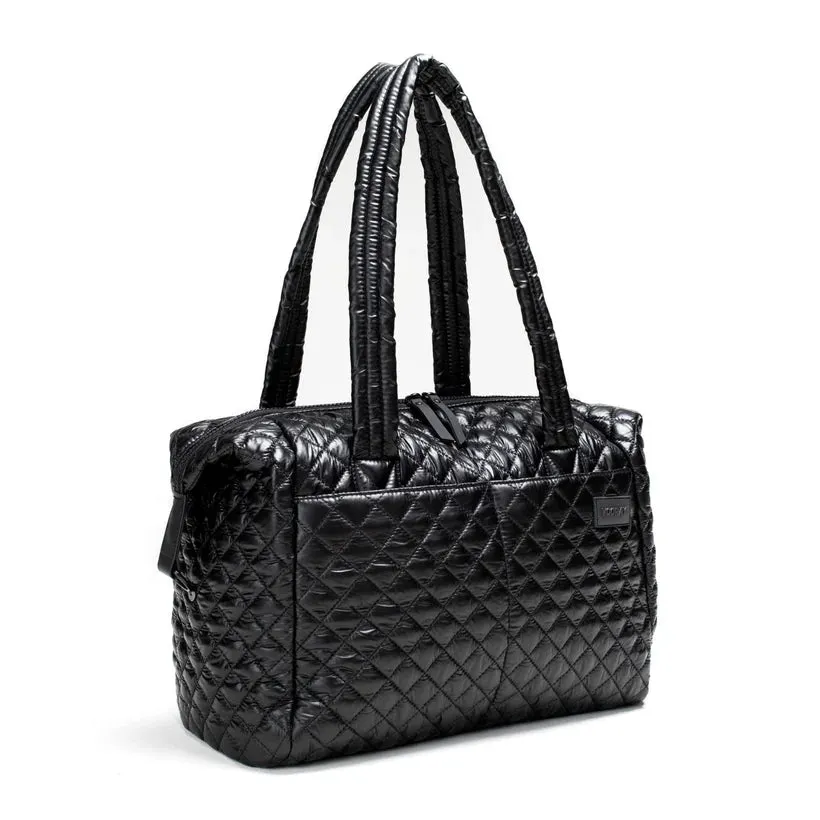 VOORAY Alana Duffel - Quilted Black