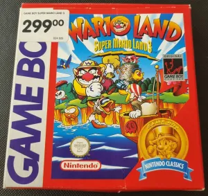 Wario Land i æske (Nintendo Classics) (Buk på forsiden)