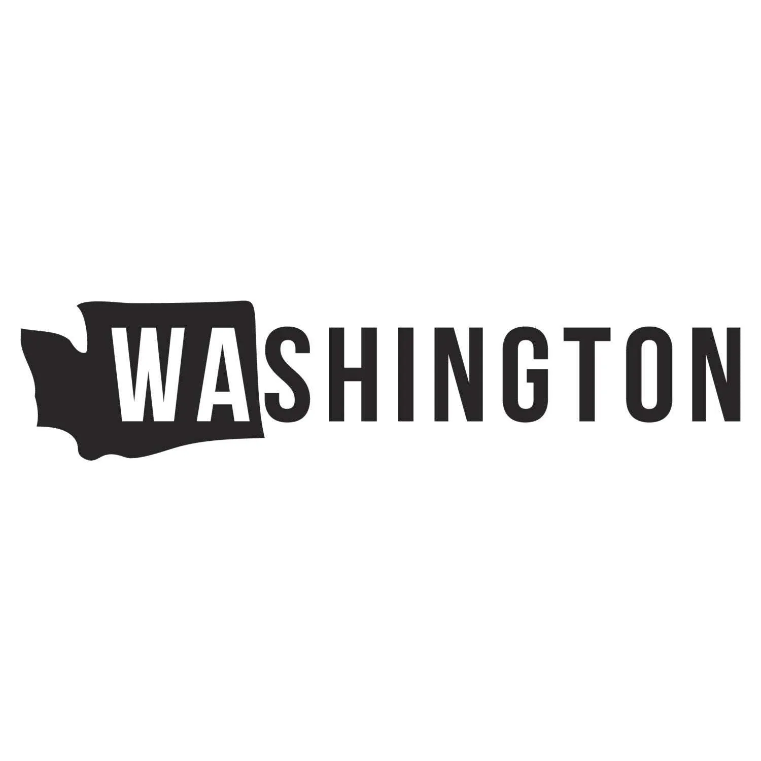 Washington WA Standard Version Decal
