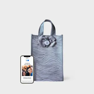 Wave | Medium | Reusable Gift Bag   QR Greeting Card