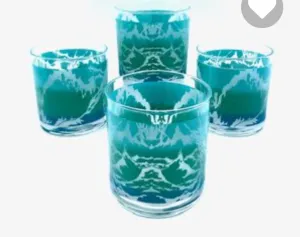 Waves Highball Glasses - set of 4