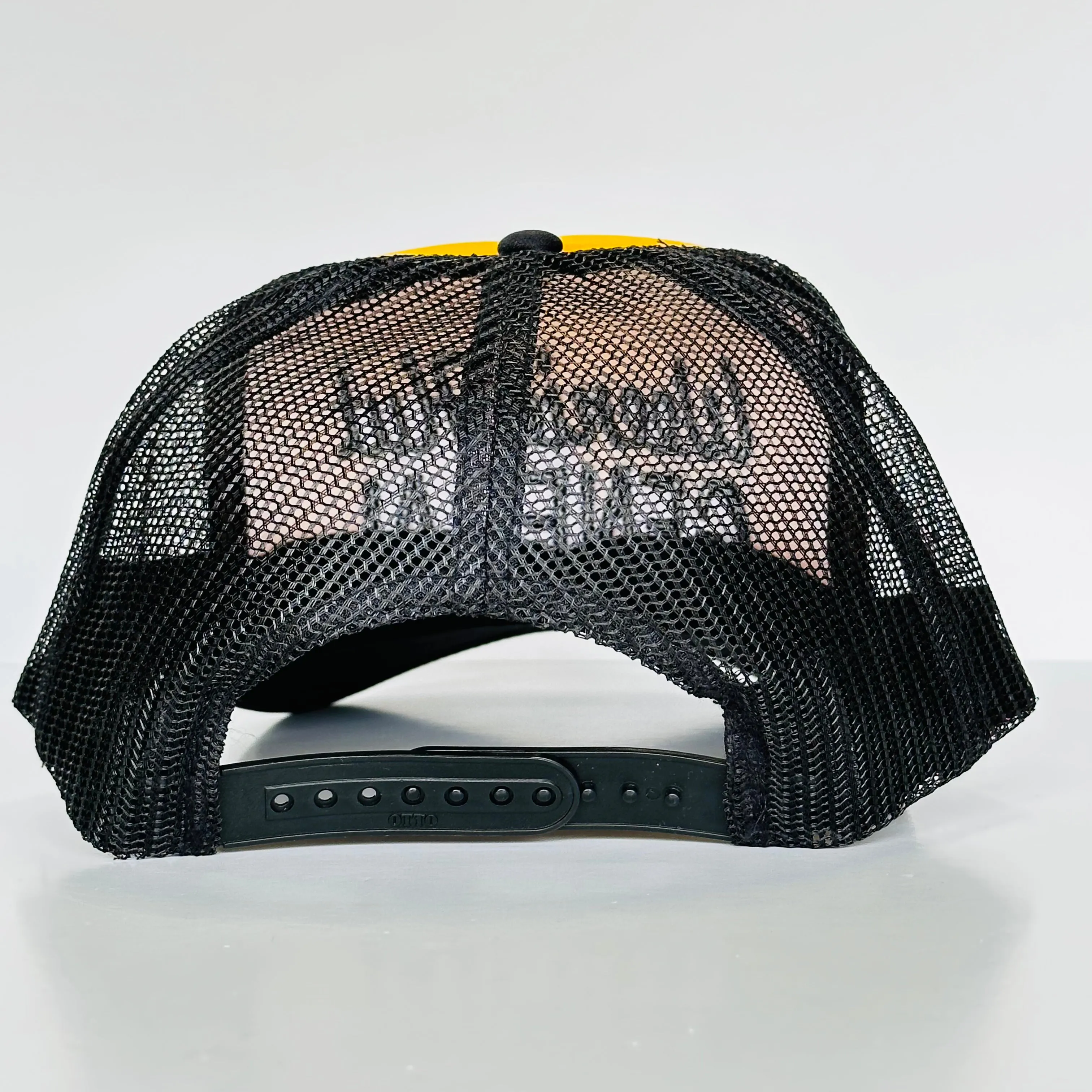 Weenie Hut General Yellow Black Mesh SnapBack Hat Cap Funny Potent Frog Collab Custom Embroidery