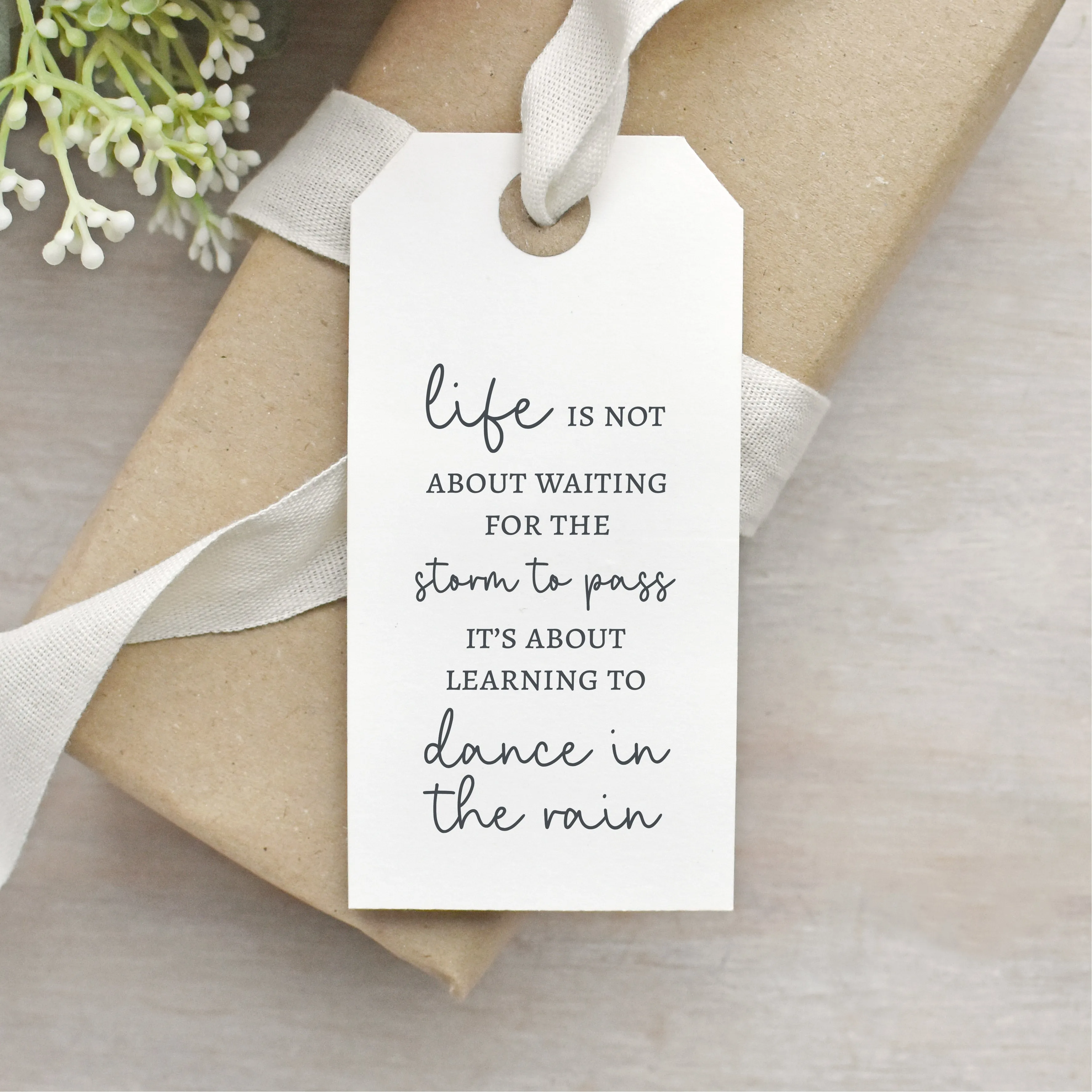 When It Rains Look For Rainbows When It Is Dark Look For Stamp  | Inspirational Quote