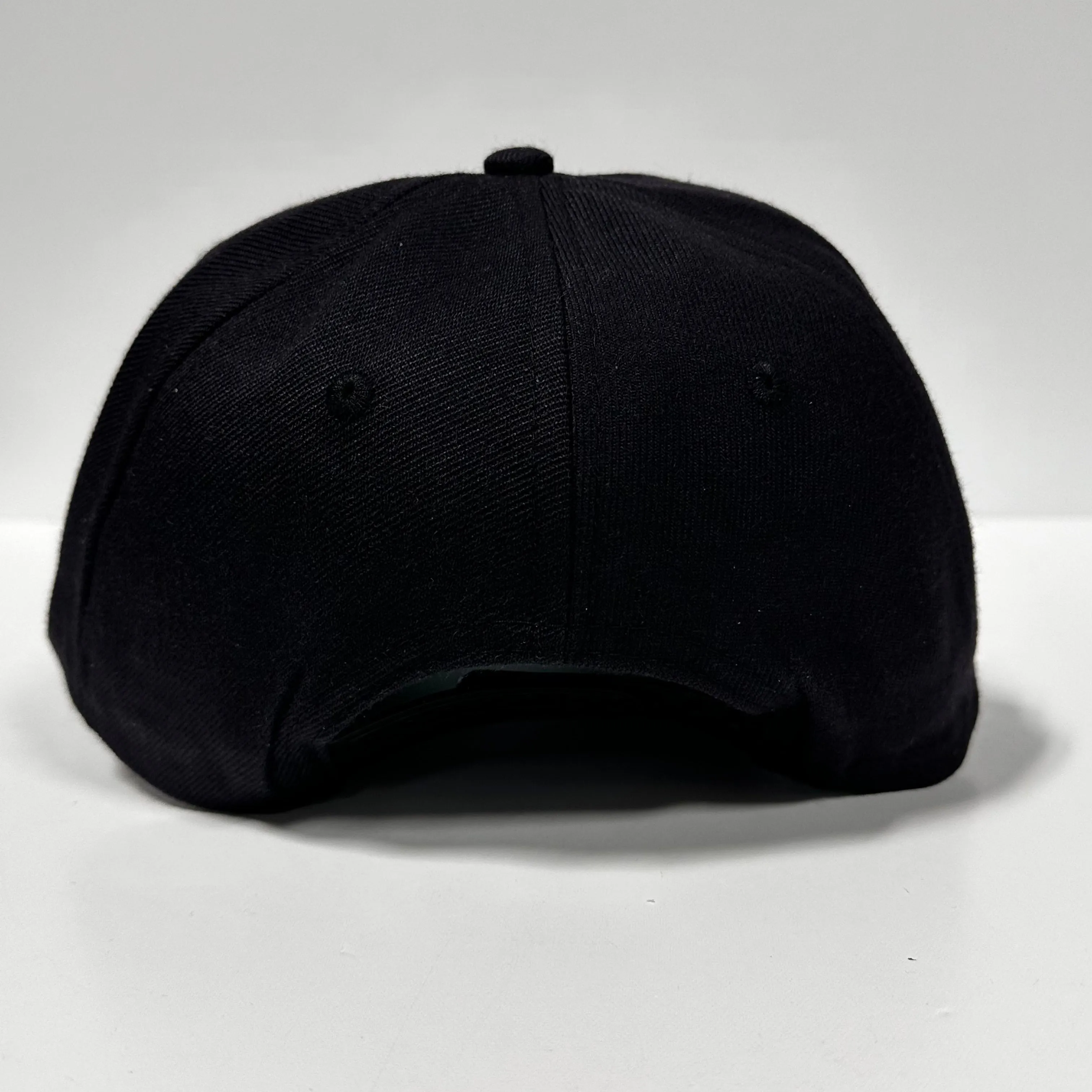 Whiskey embroidered on a black SnapBack Hat Cap Custom Embroidery
