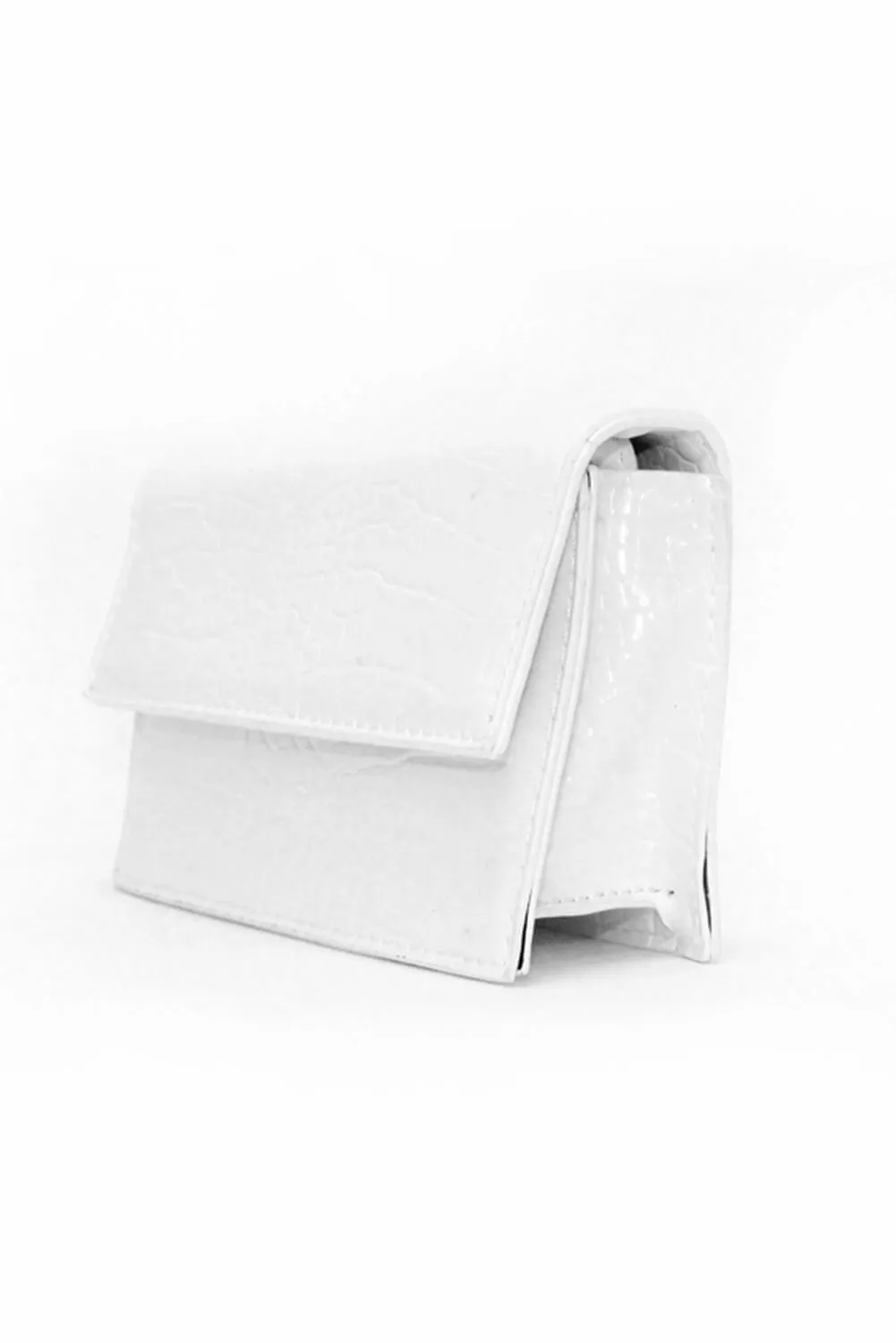 White Croc Purse Bag