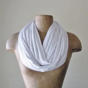 WHITE Infinity Scarf