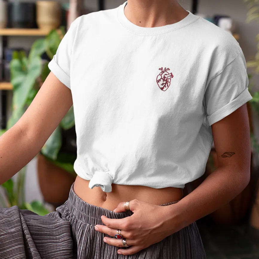Whole Lotta Heart Embroidered Unisex Tee
