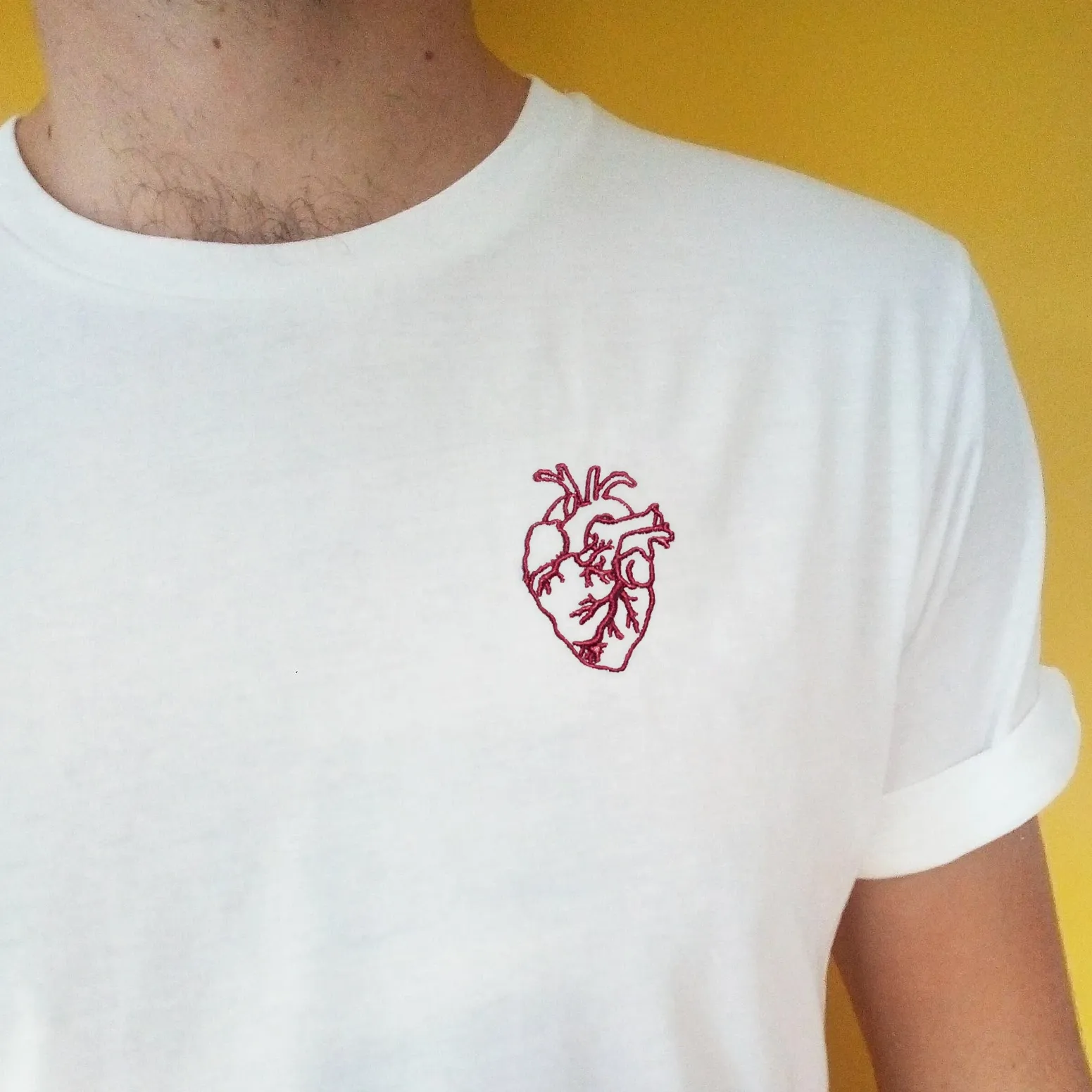 Whole Lotta Heart Embroidered Unisex Tee