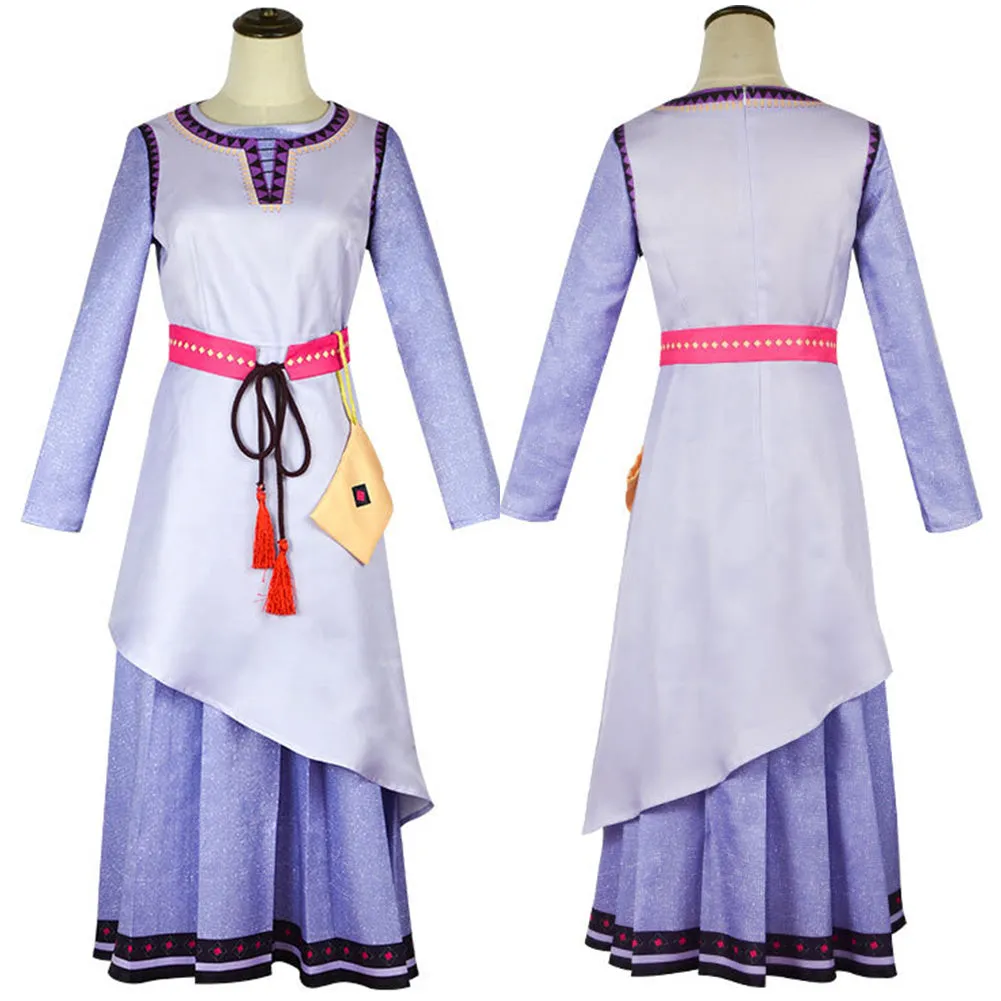 Wish Asha Cosplay Costume Dress Outfits Halloween Carnival Suit