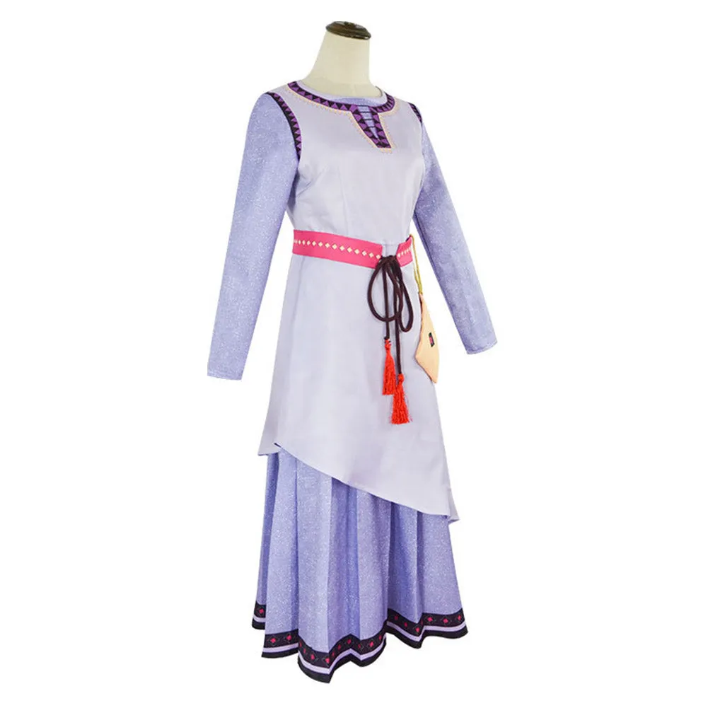 Wish Asha Cosplay Costume Dress Outfits Halloween Carnival Suit