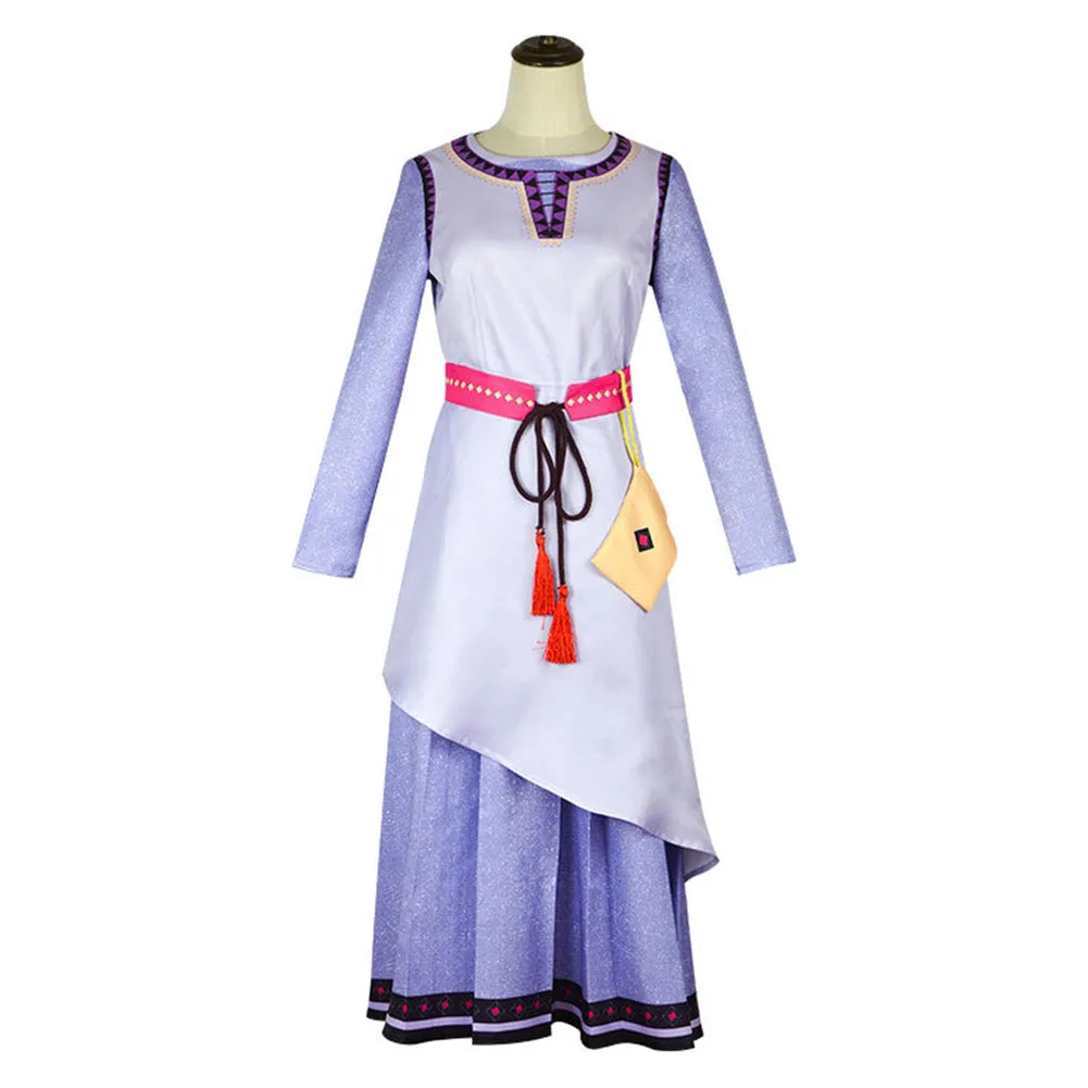 Wish Asha Cosplay Costume Dress Outfits Halloween Carnival Suit