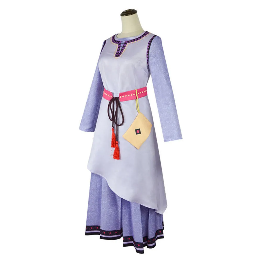 Wish Asha Cosplay Costume Dress Outfits Halloween Carnival Suit