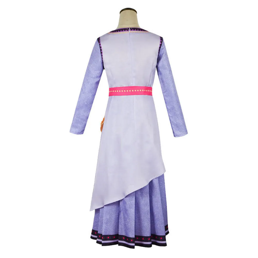 Wish Asha Cosplay Costume Dress Outfits Halloween Carnival Suit