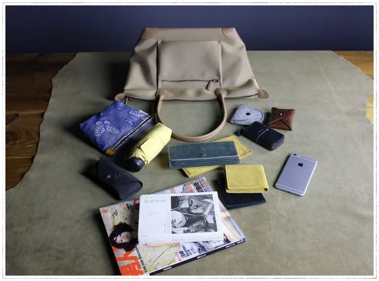 Womens Light Gray Nylon Shoulder Tote Large Light Gray&Yellow Nylon Handbag Purse for Ladies
