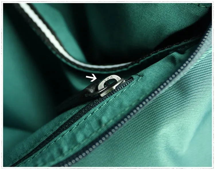 Womens Nylon Large Backpack Bag Bright Green Nylon Travel Backpack School Rucksack for Ladies