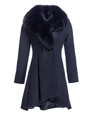 Woolblend Fit and Flare Coat