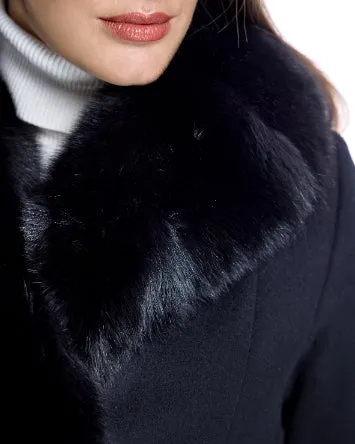 Woolblend Fit and Flare Coat