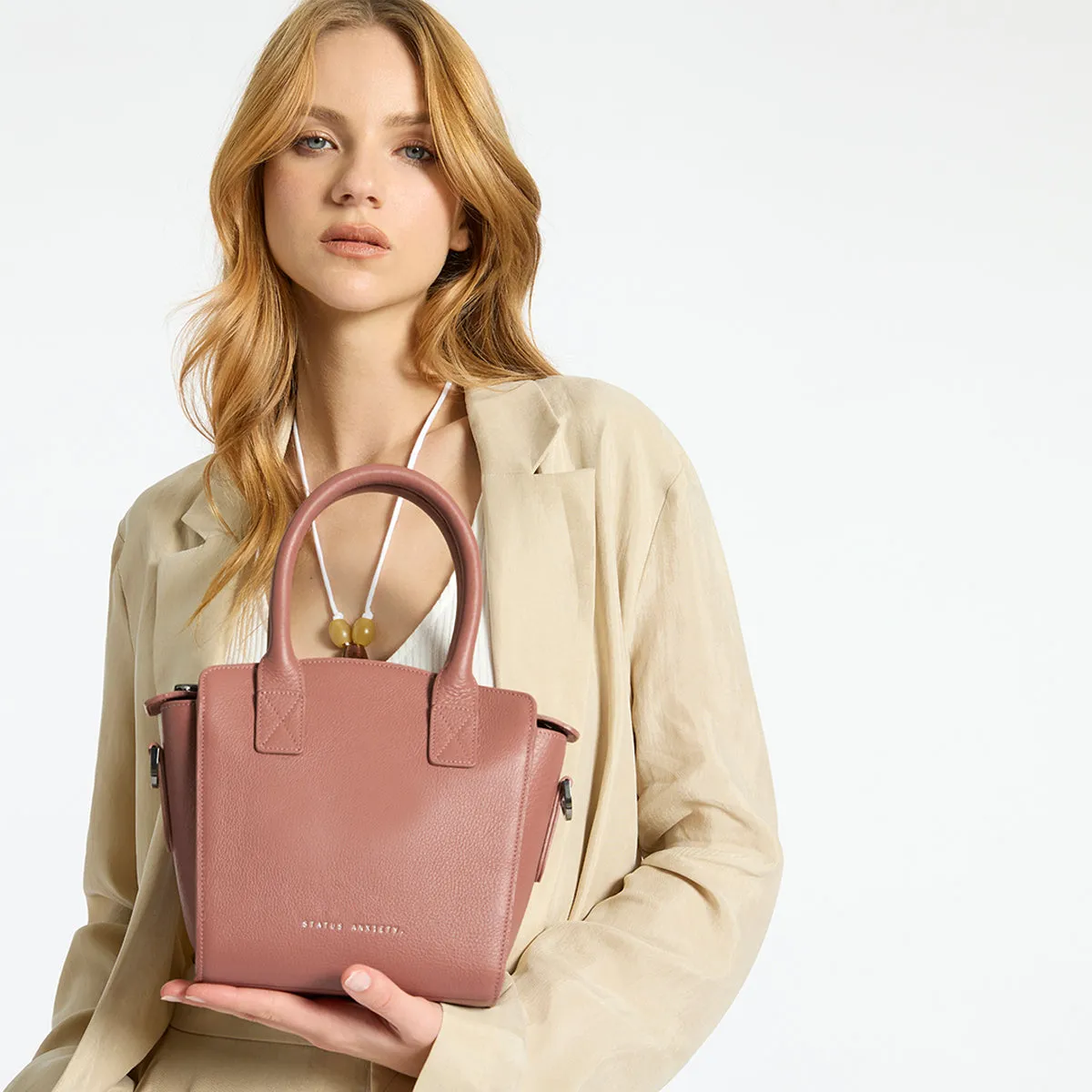 Worst Behind Us Bag - Dusty Rose