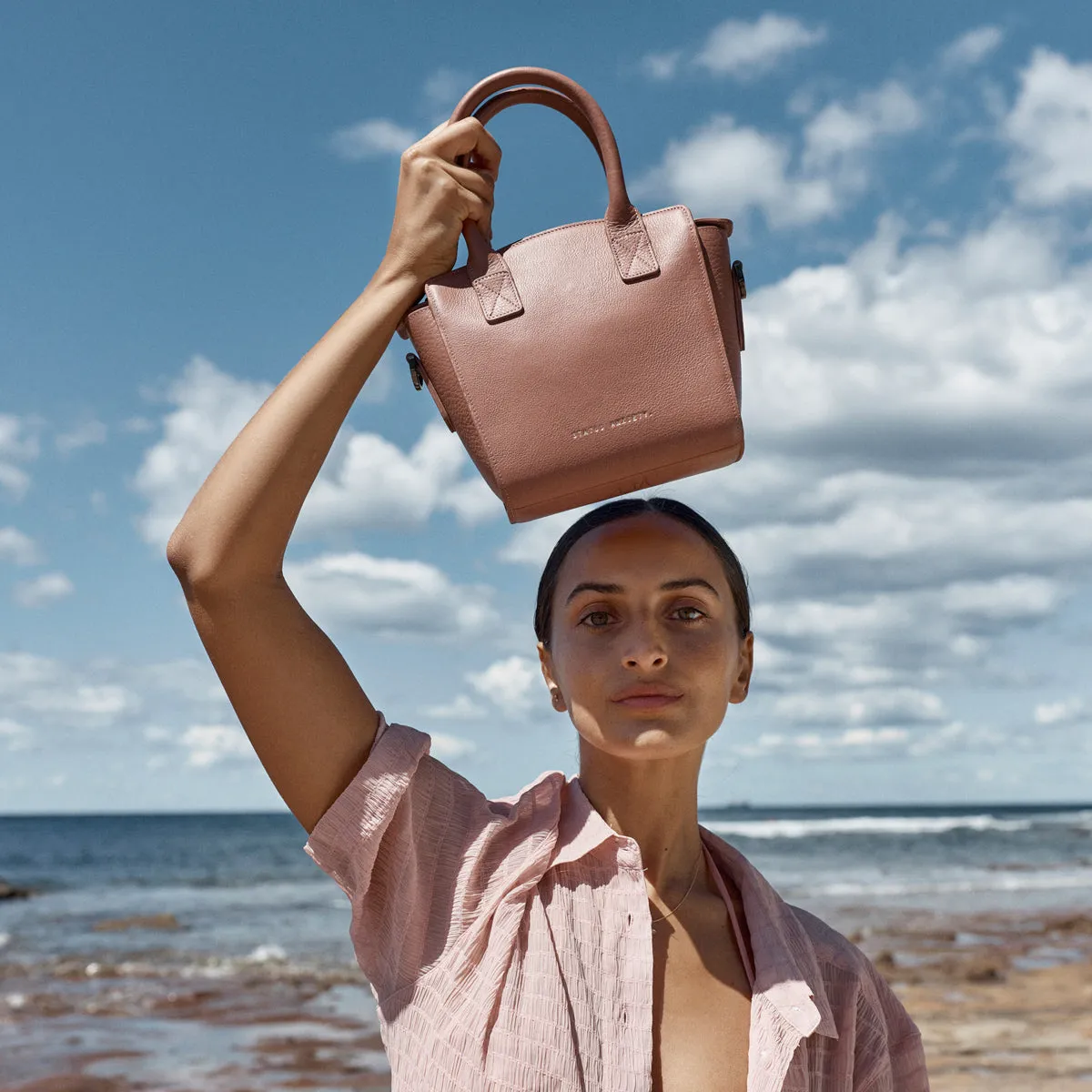 Worst Behind Us Bag - Dusty Rose