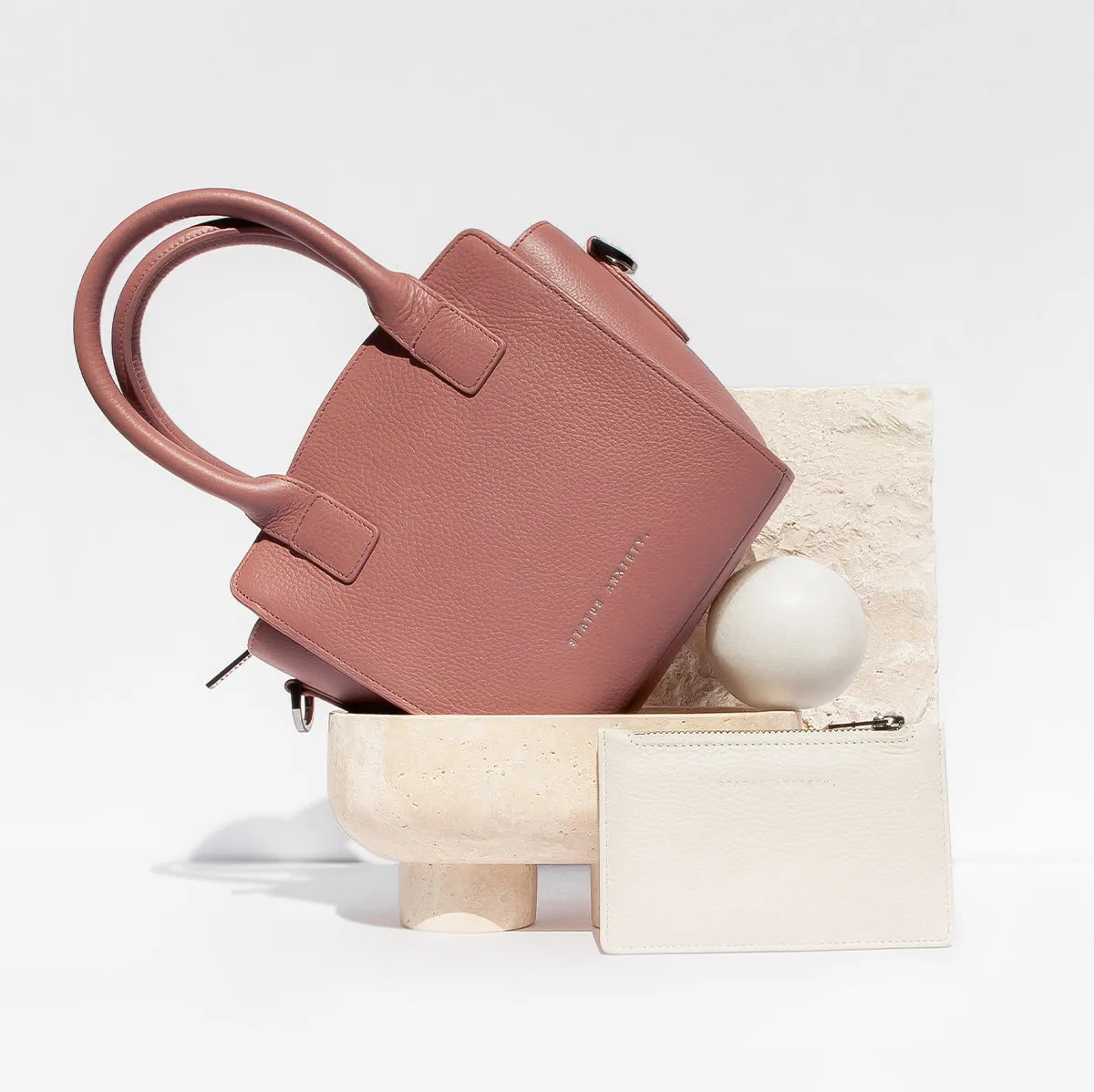 Worst Behind Us Bag - Dusty Rose