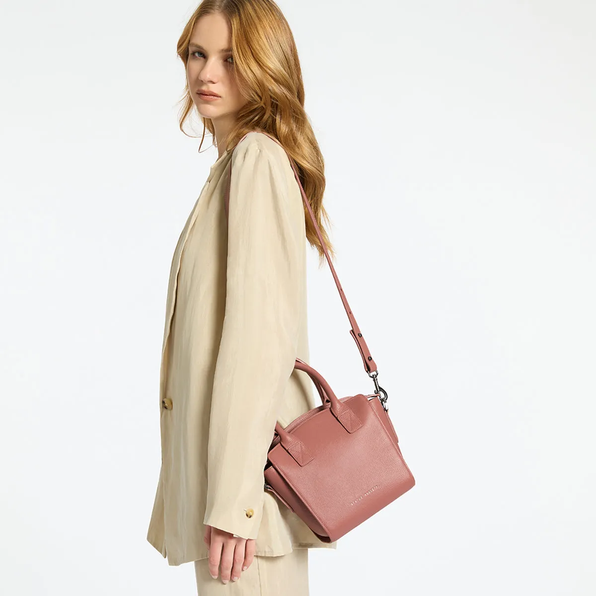Worst Behind Us Bag - Dusty Rose