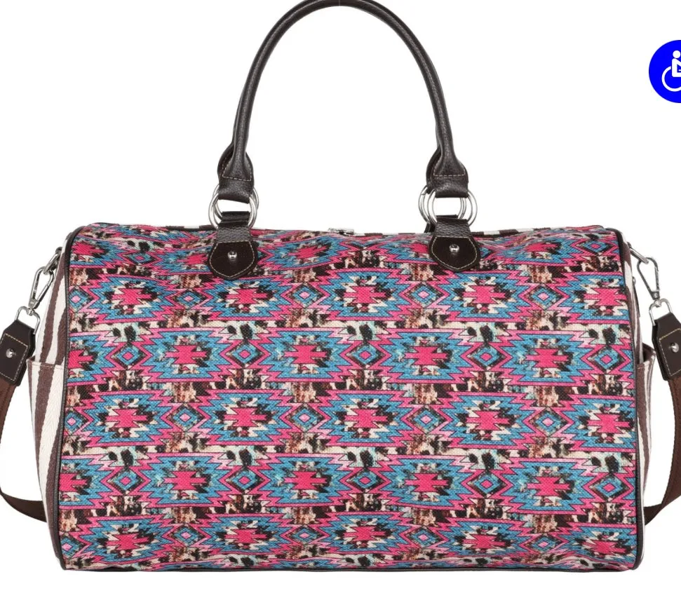 XL Southwest canvas DUFFLE BAG