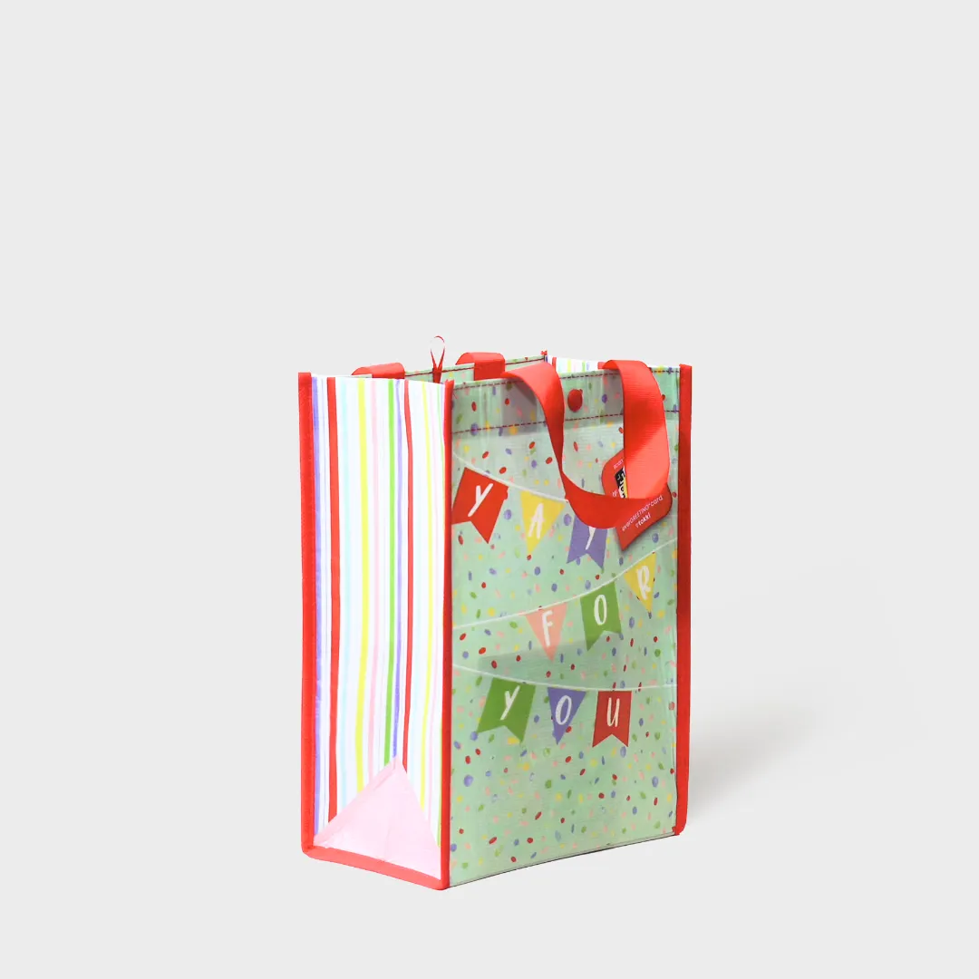 Yay For You | Medium | Reusable Gift Bag   QR Greeting Card