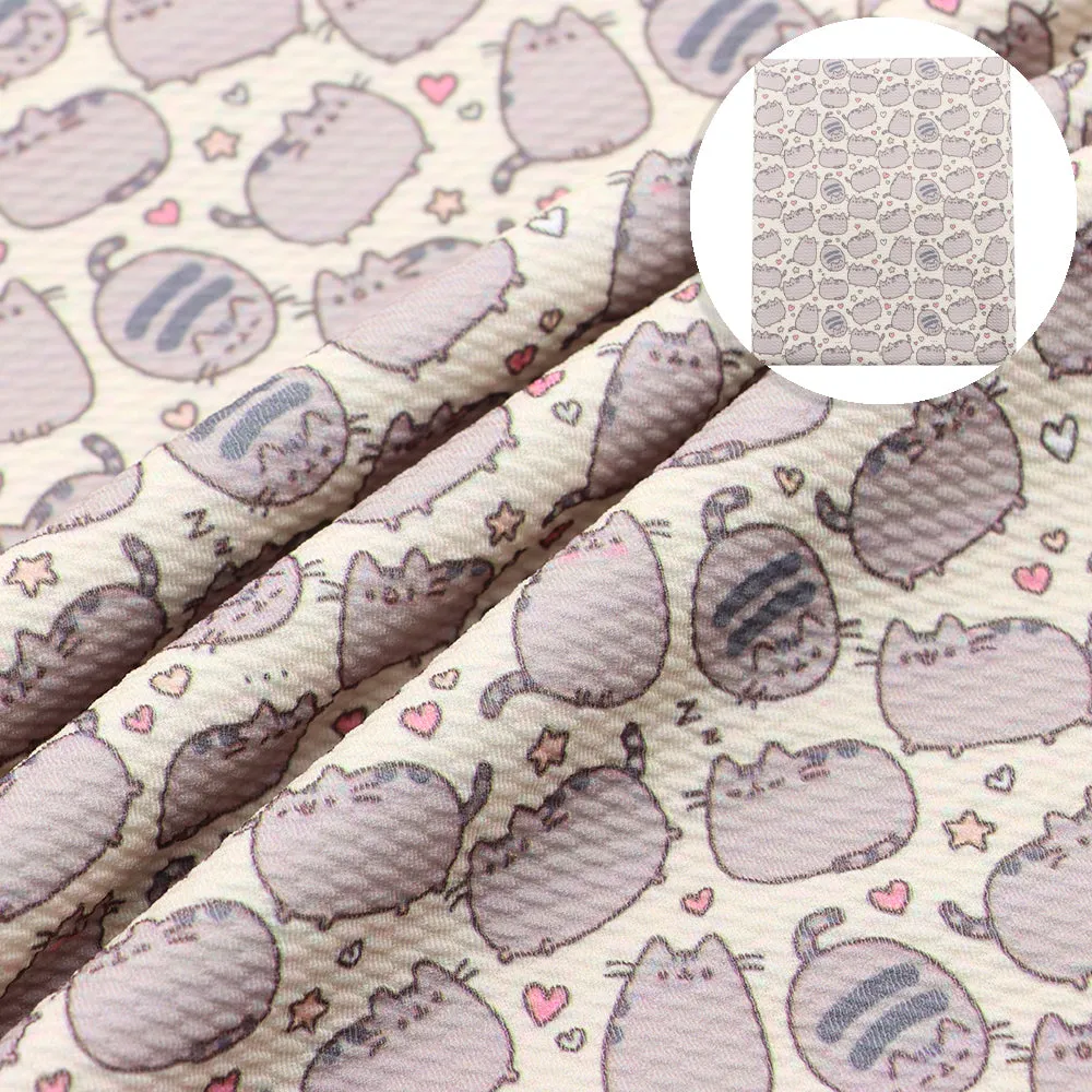yellow series heart love printed fabric