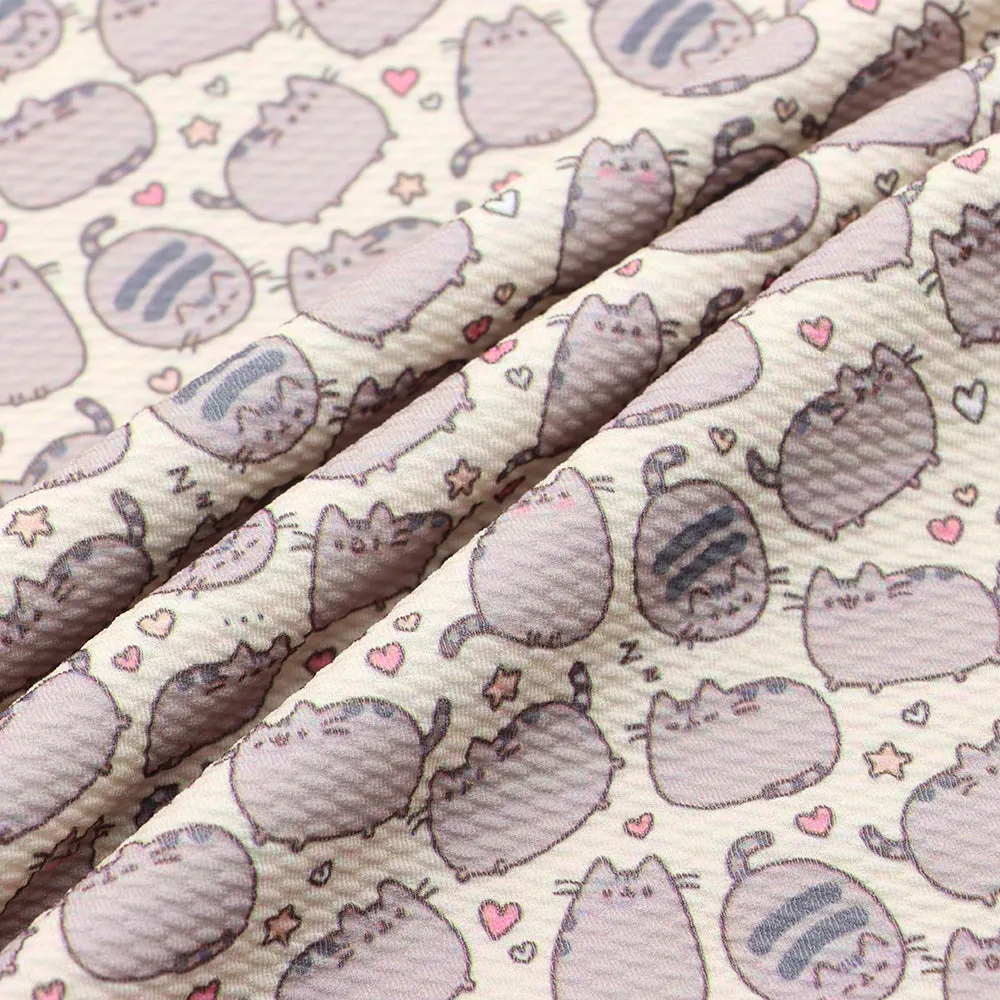 yellow series heart love printed fabric