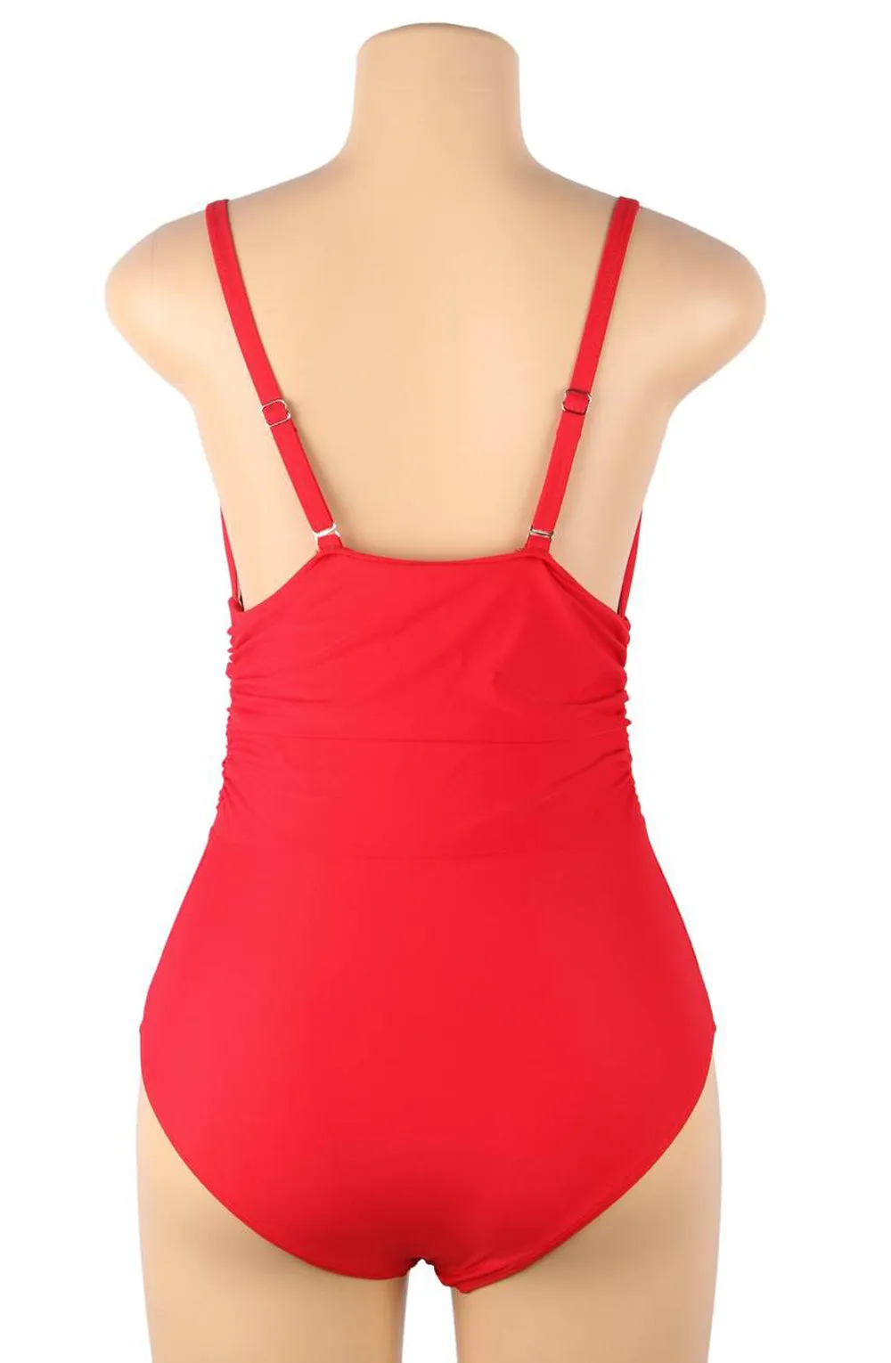 YesX YX967 One Piece Swimsuit Red