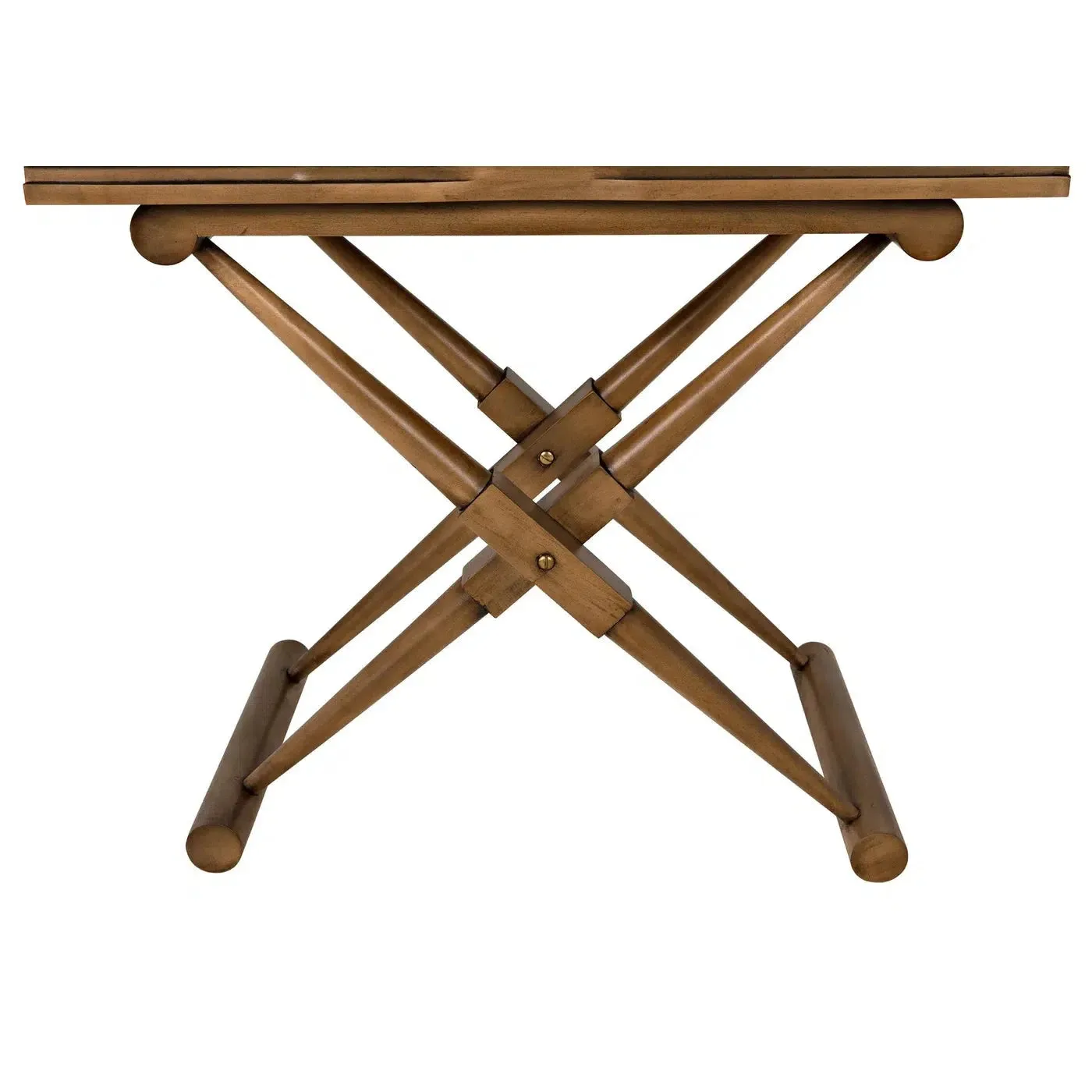Zanta Side Table, Saddle Brown