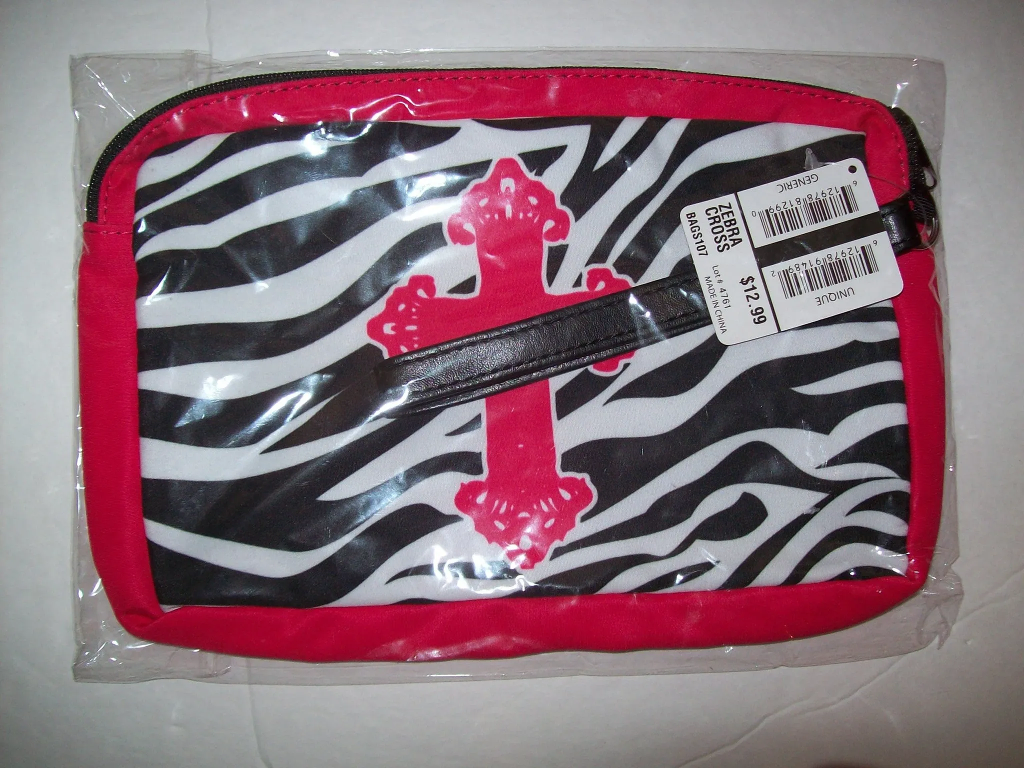 Zebra Cross Print Bag  Kerusso