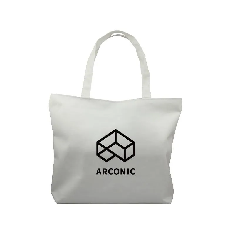 Zippered Canvas Tote Bag 42*32*10cm